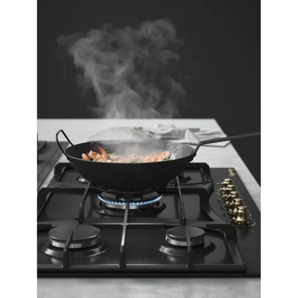 Газовая варочная панель Kuppersberg FS 910 Ant Bronze Classic (86 см)