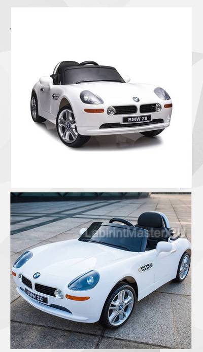 Детский электромобиль "BMW Z8" 12V, белый