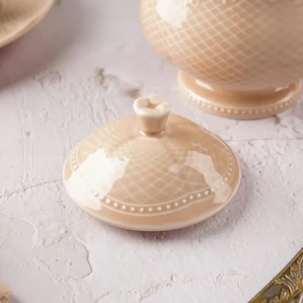 Сахарница 220 мл d 9,5 см h10 см Aristocrat Peach Tea Noble [1]