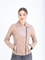 Косуха кожаная куртка женская Турция