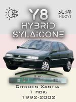 Щетки стеклоочистителя HUOYE Y8 600/475 мм на Citroen Xantia | Hook/J-Hook