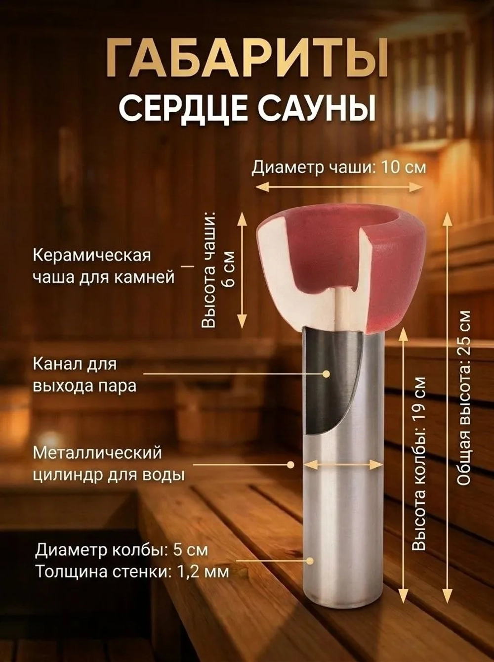 Увлажнитель воздуха для бани и сауны, Сердце Сауны