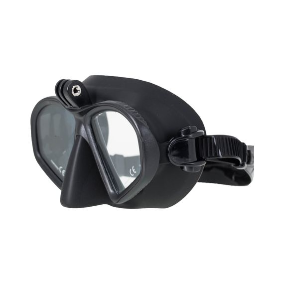 Маска подводная Marlin MATTE BLACK с креплением GoPro