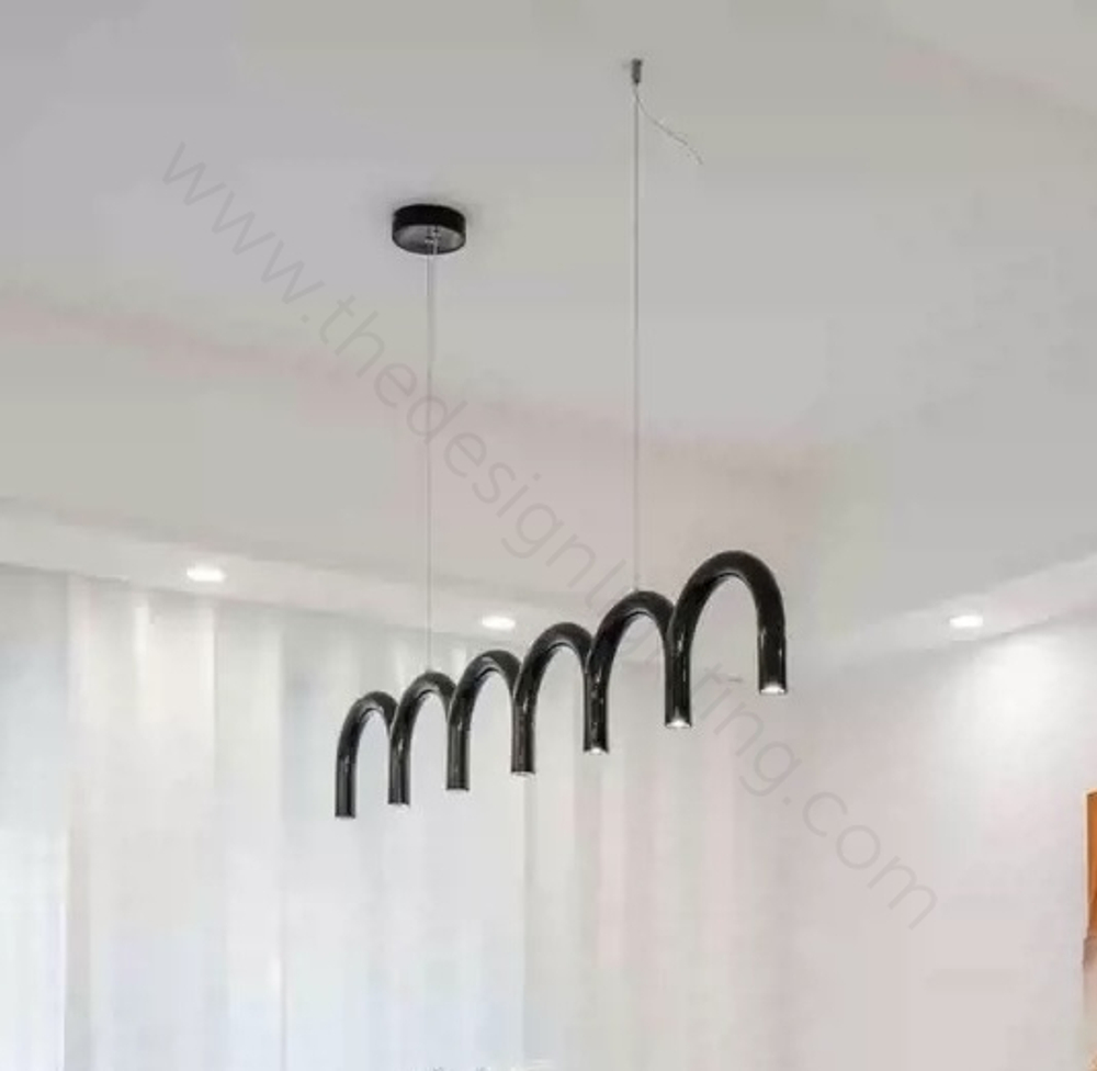 Pendant Chandelier ARCH BLACK by OBLURE