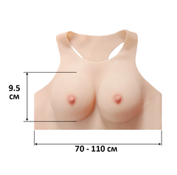 Имитатор груди Lovetoy с синтипоновым наполнением борцовка 3 размер