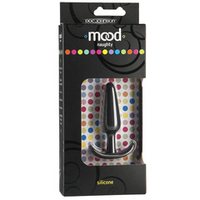 Анальная пробка 8,9см для ношения Doc Johnson Mood Naughty Silicone Small Black 1470-01-BX