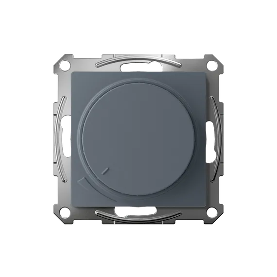 Светорегулятор поворотно-нажимной, LED, RC, 400 Вт Systeme Electric AtlasDesign Грифель ATN000723