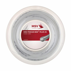 Теннисные струны MSV Focus Hex Plus 25 (200 m) - белый