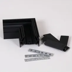 Коннектор угловой  RL 06301 corner connector BK Reluce