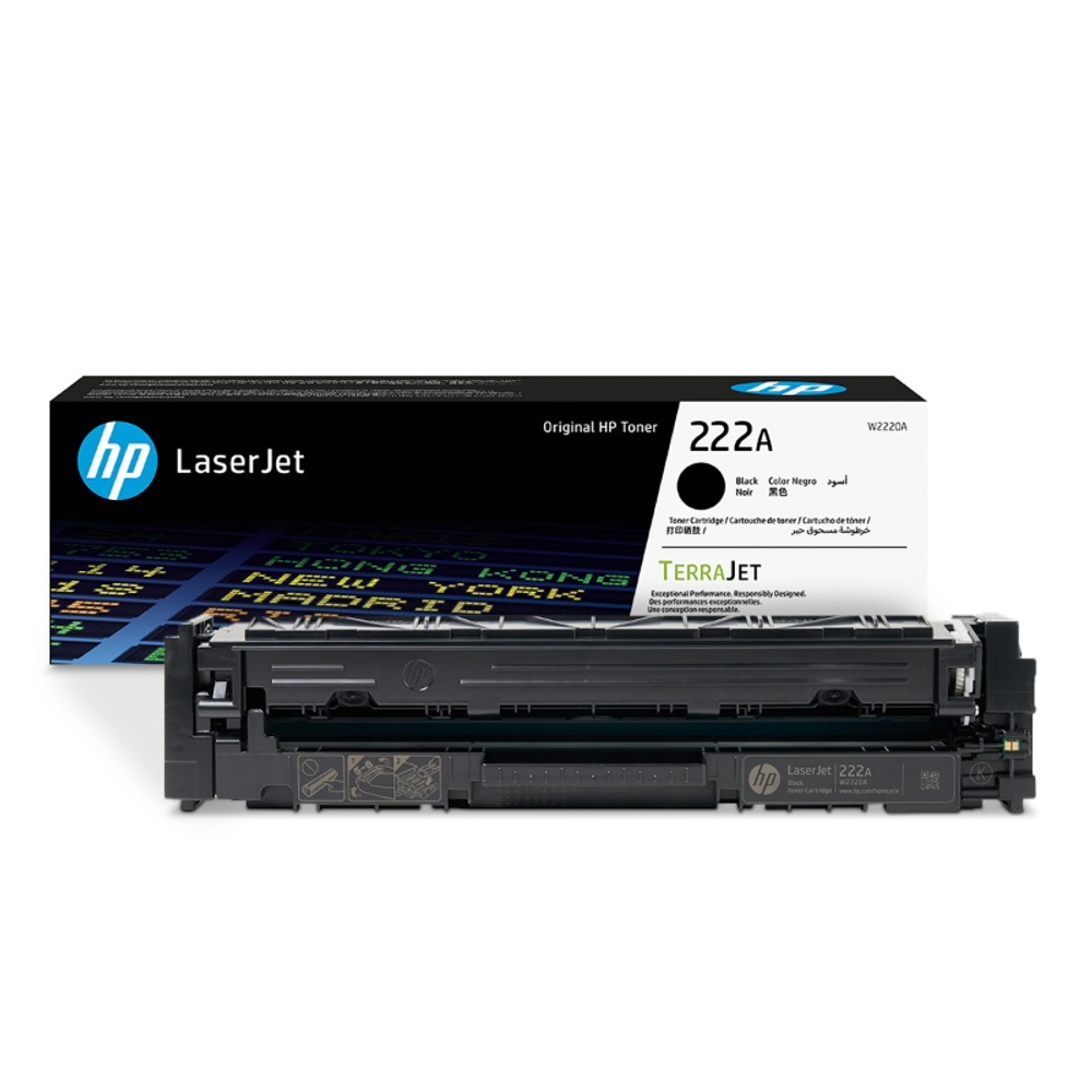 Картридж HP W2220A (222A) черный (1.3K)