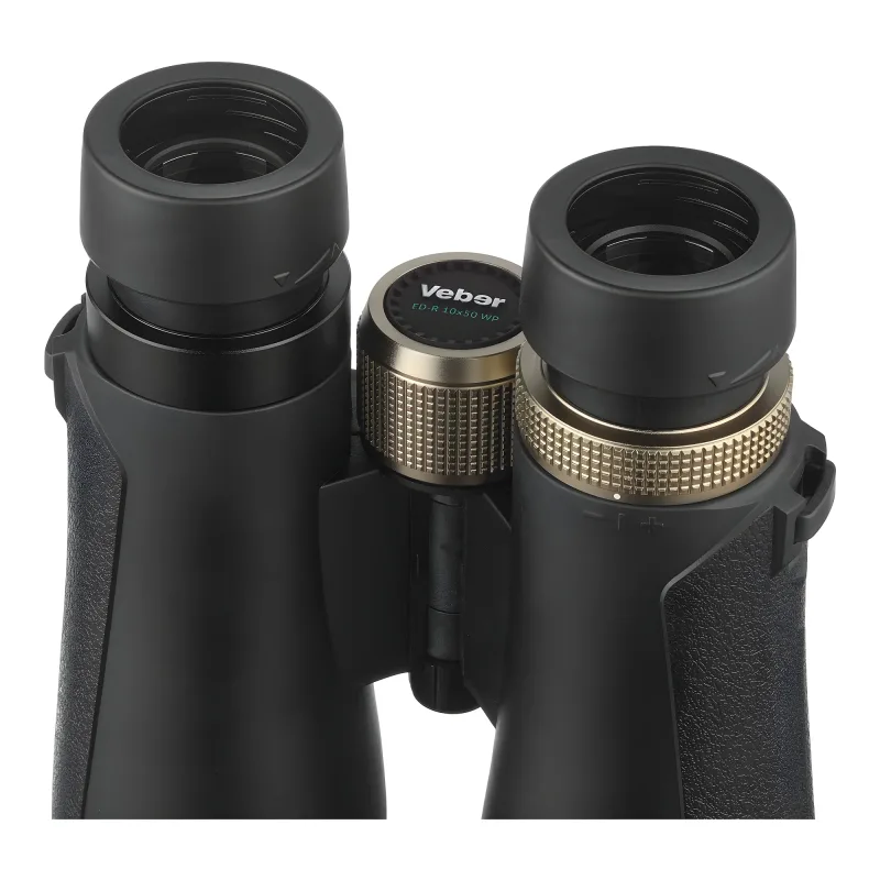 Бинокль Veber ED-R 10x50 WP - крупный план окуляров