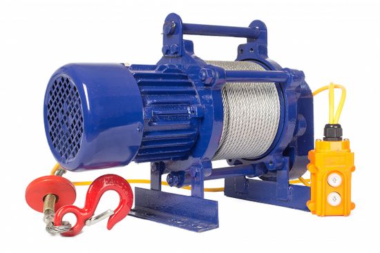 Лебедка TOR ЛЭК-300 E21 (KCD) 300 кг, 380 В с канатом 70 м