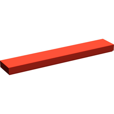 Lego Плоская черепица 1x6 (красная) 4113858