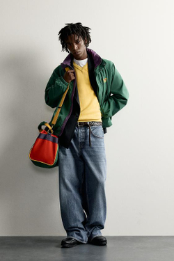 ZARA - FRUIT OF THE LOOM™ ДЖИНСЫ СВОБОДНОГО КРОЯ, ВЫЦВЕТШИЙ СИНИЙ