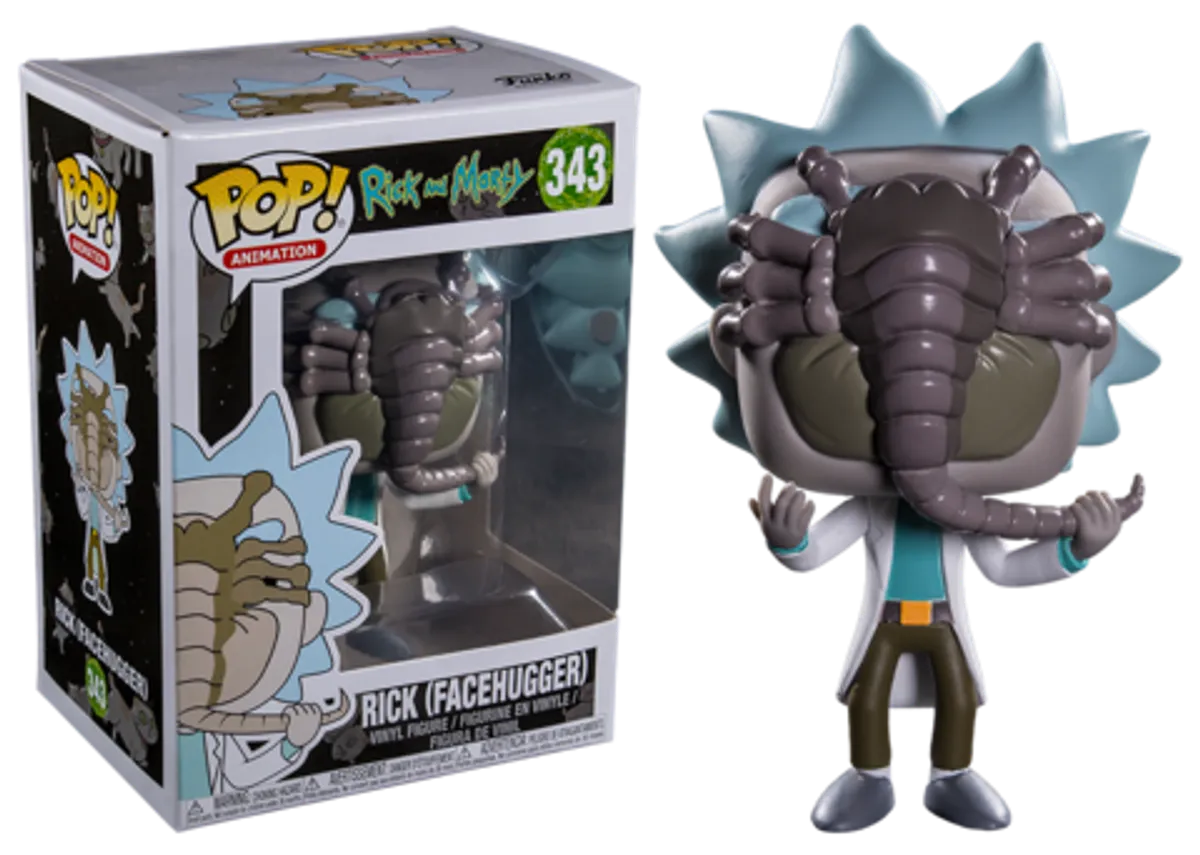 Funko POP! Rick and Morty: Rick (Facehugger) (343)