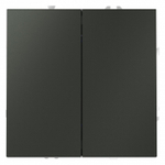 Выключатель двухклавишный без рамки Voltum S70 VLS020606