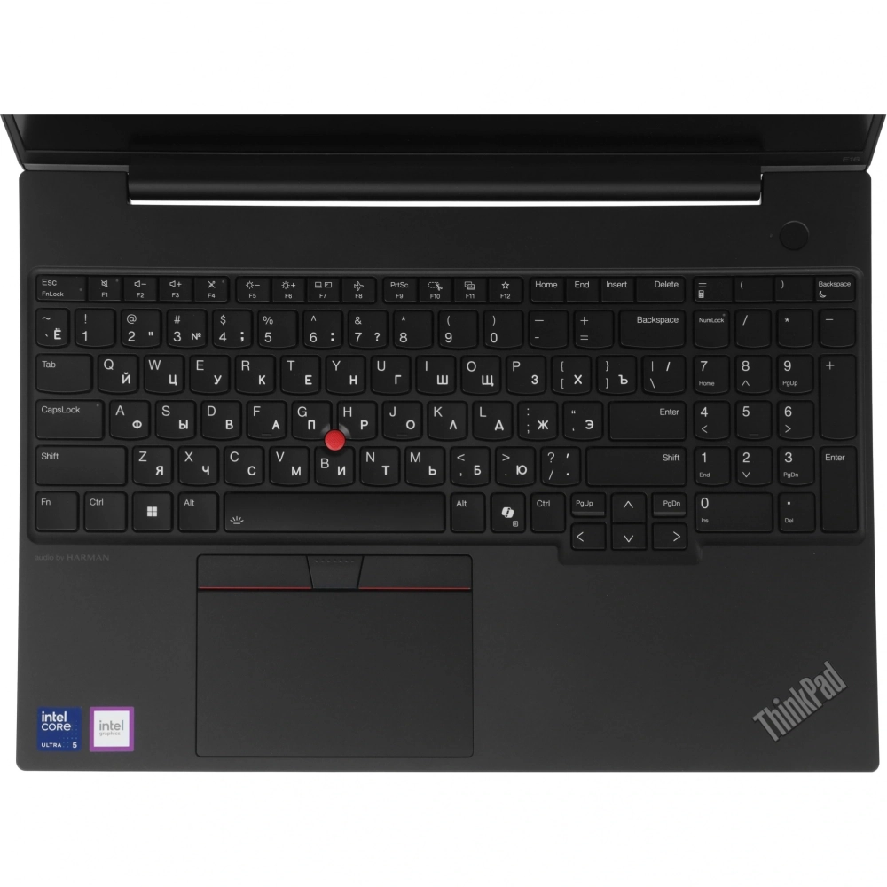 Ноутбук Lenovo ThinkPad E16 G2 Core Ultra 5 125U 32Gb SSD512Gb Intel Graphics 16" IPS WUXGA (1920x1200) без ОС black WiFi BT Cam (21MAS04600_32G)