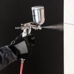 Краскопульт пневматический для финишных работ с верхним бачком V 0,1 л, сопло D 0.5 мм Matrix, 57318