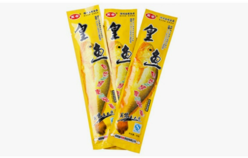 Снеки мучные JIUXI Yellow fish flavor со вкусом рыбы 20г*30шт (14бл) Китай