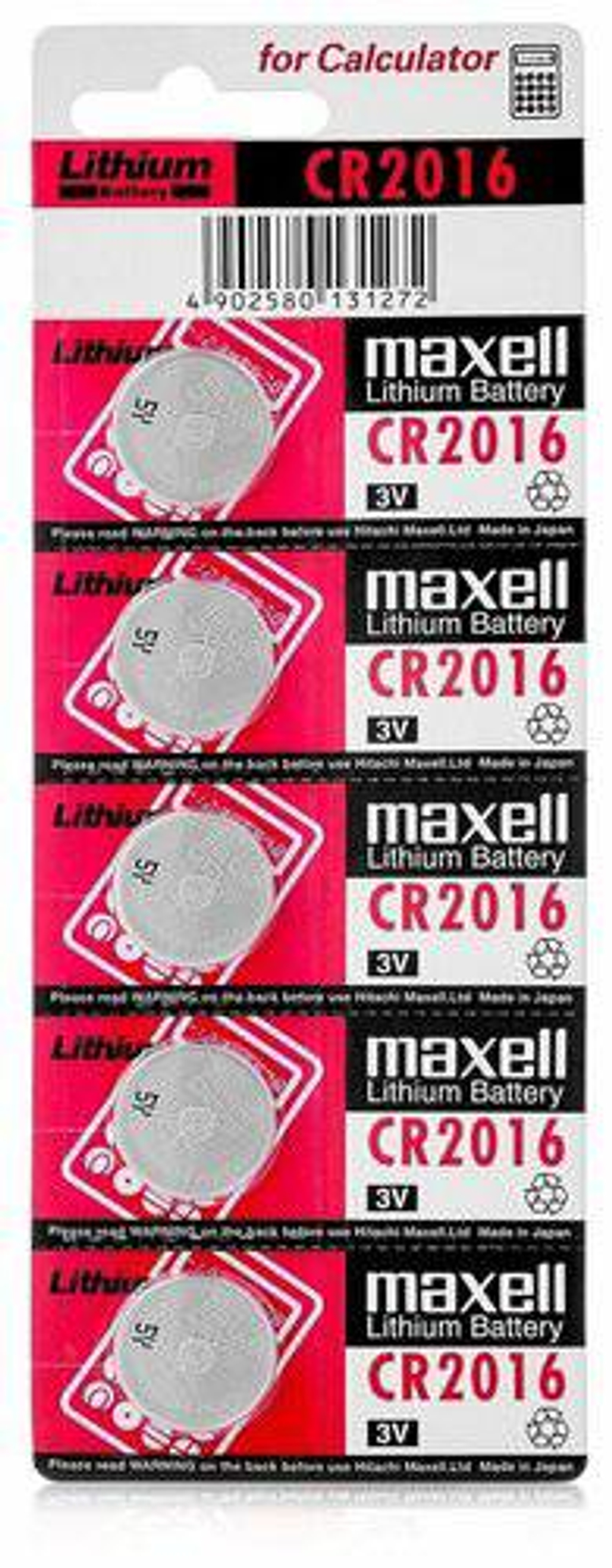 MAXELL CR-2016 BP-5 80 1272