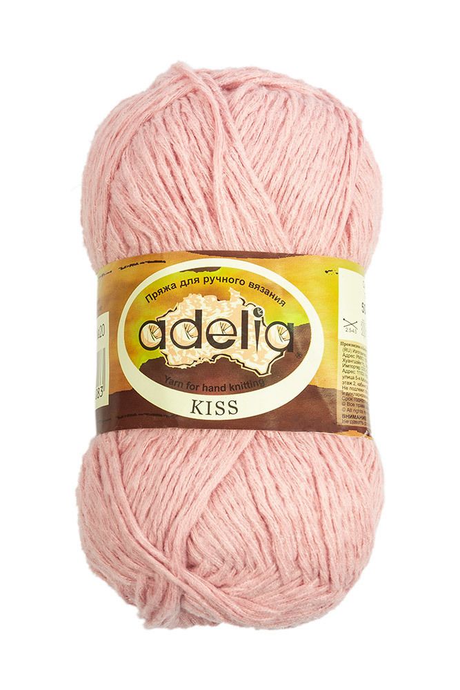 Пряжа Adelia Kiss / уп.10 мот. по 50г, 145м, 20 св.г, розовый Пряжа Adelia Kiss / уп.10 мот. по 50г, 145м, 20 св.г, розовый