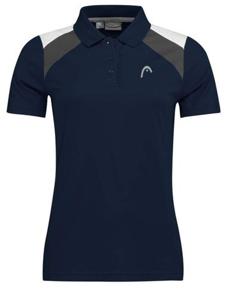 Женское поло Head Club 22 Tech W - dark blue