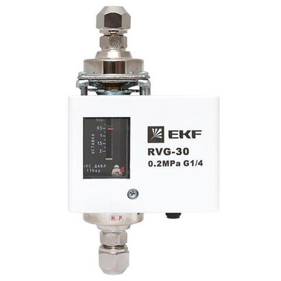 Реле перепада давления RVG-30-0.2-4 (0.2 МПа) EKF RVG-30-0,2-4