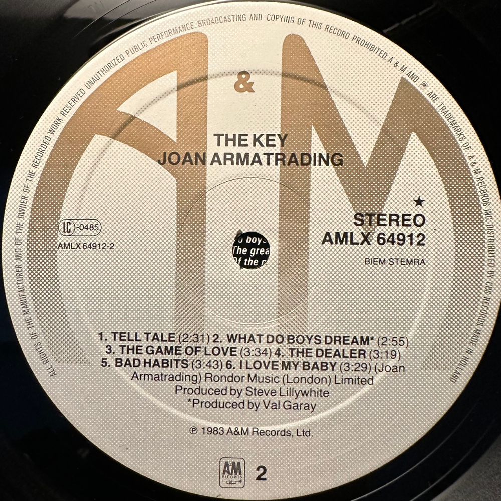 Joan Armatrading- The Key (Голландия 1983г.)