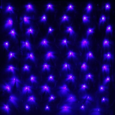 Гирлянда для улицы Сетка 2,0м 192ламп LED, 8 реж. Синий