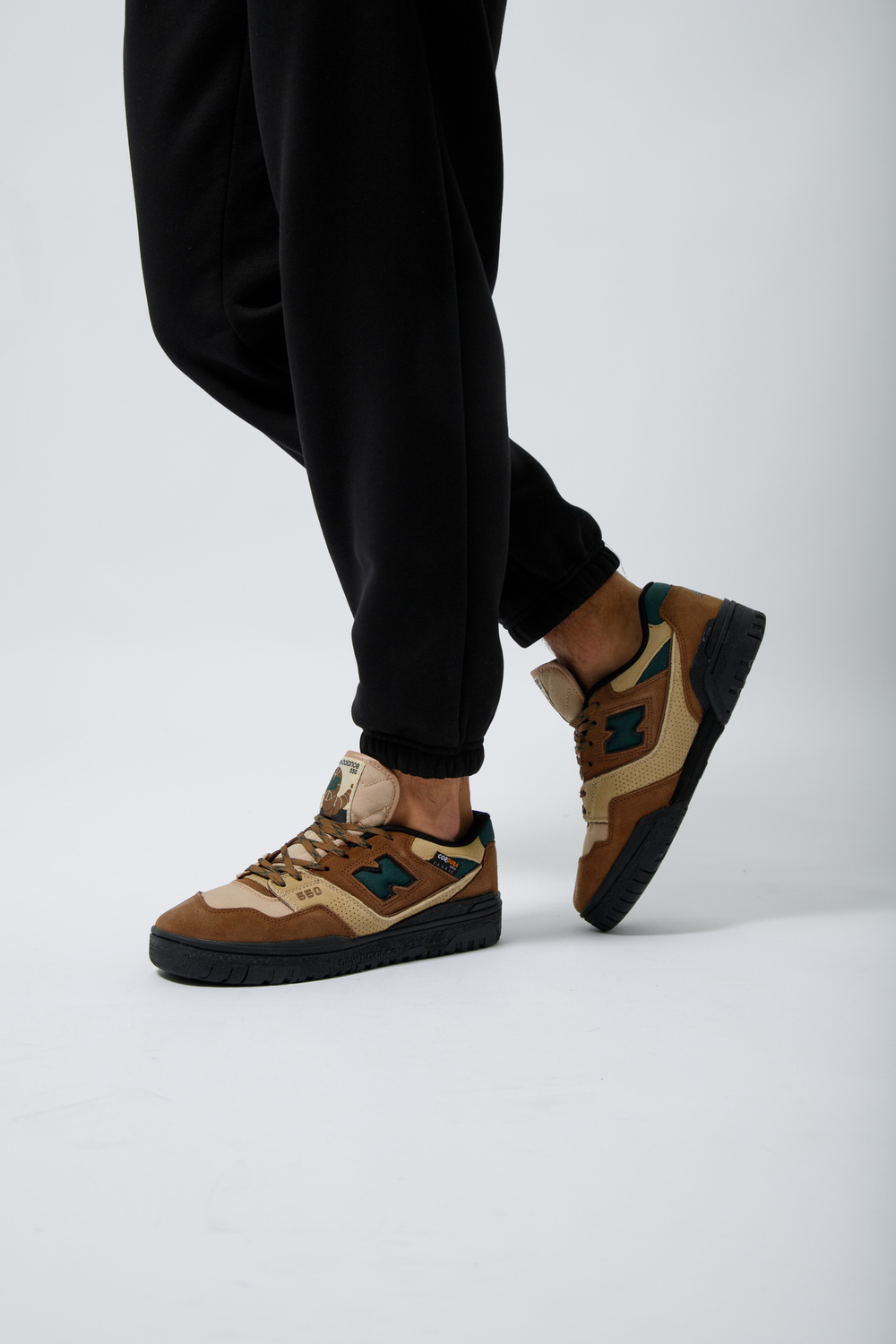 Кросс New Balance550 на меху (корич.)