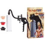 Помпа поршневая с насадками The Perfect Pump (прозрачный с черным, цветные насадки ) (Цвет: прозрачный с черным, цветные насадки)