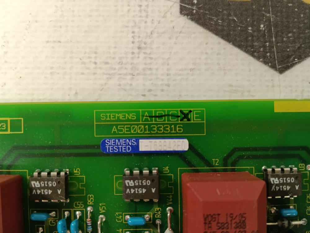 Siemens A5E00133316 с хранения