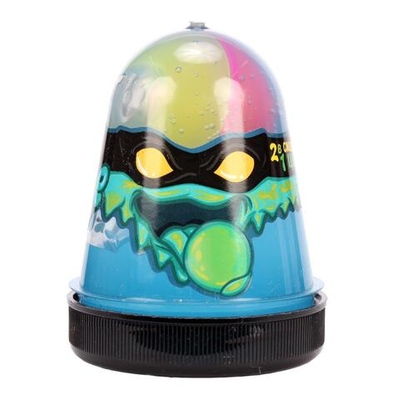 Лизун "Slime "Ninja", 2 в 1 смешивай цвета, синий и желтый, 130 г.