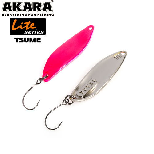 Блесна колебалка Akara Lite Series Tsume 40 3 гр. Sil-28
