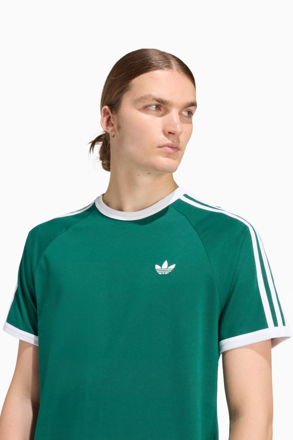 Футболка adidas Originals 3-Stripes - зеленый