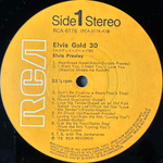 Elvis Presley ‎– Elvis Gold 30 2LP (Япония 1973г.)