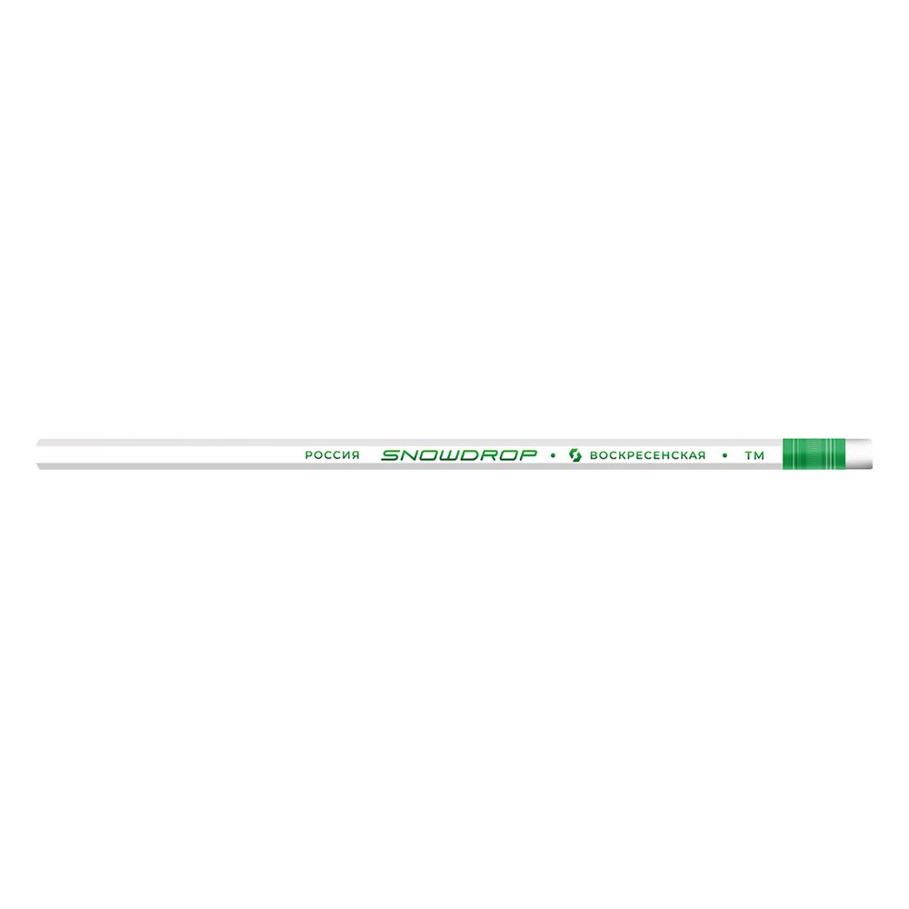 Карандаш чернографитный (набор) Snowdrop с ластиком ТМ (HB) 10х3 шт, 3P 1-964 ШЕСТИГРАННЫЙ, ВКФ 3P 1-964