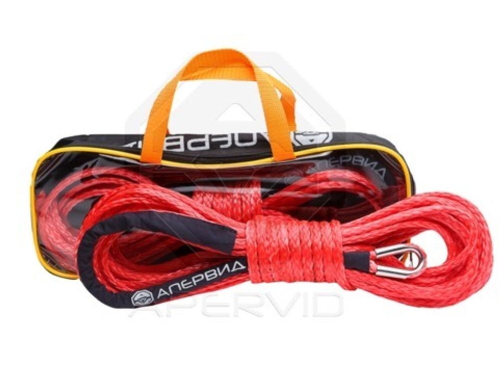 Трос синтетический "APERVID" с коушем 14мм х 25м