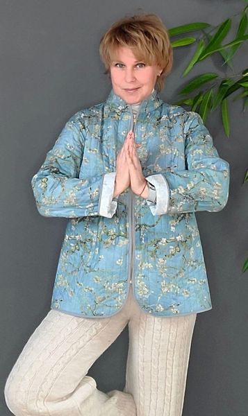 Цветущая ветка, Ван Гог, хлопок Handmade Fabrics 3
