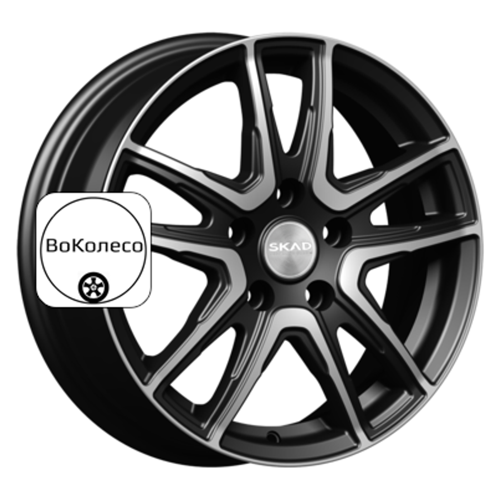 6x16/4x100 ET50 D60,1 Сидней (КЛ308) Алмаз СКАД