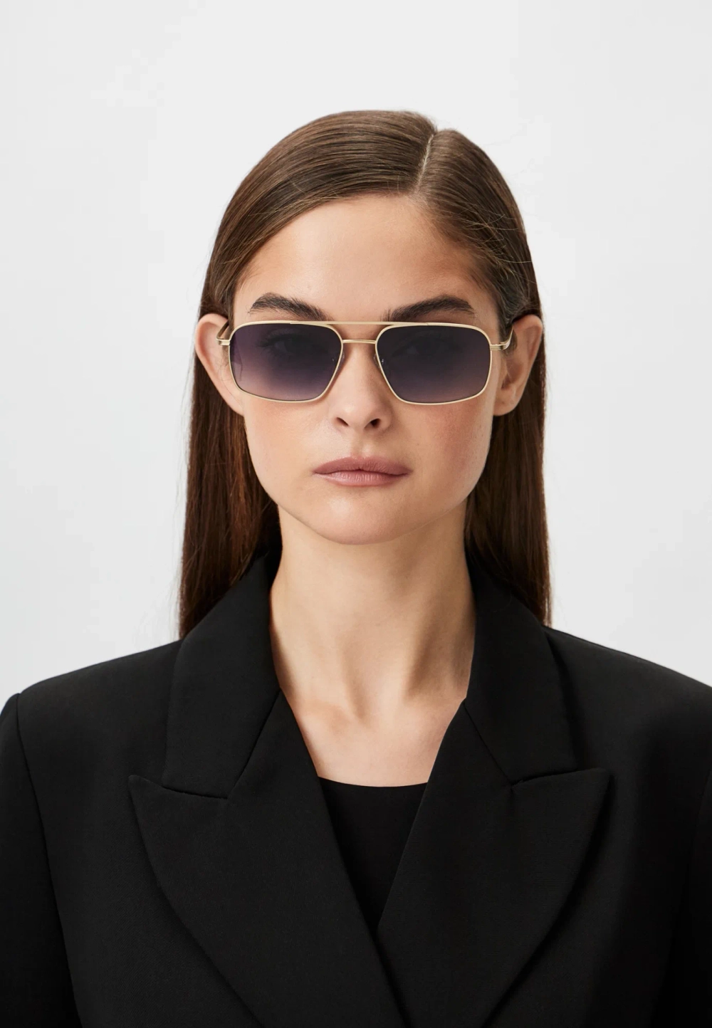 Очки солнцезащитные прямоугольные