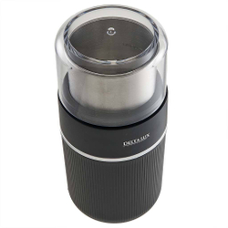 Кофемолка электрическая 300 Вт, 80 г, съемная чаша DELTA LUX DE-2203 черная