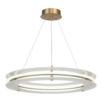 Подвесная люстра LED 40W 4000K SL6245.203.01 золотистый/прозрачный Fagy ST-Luce