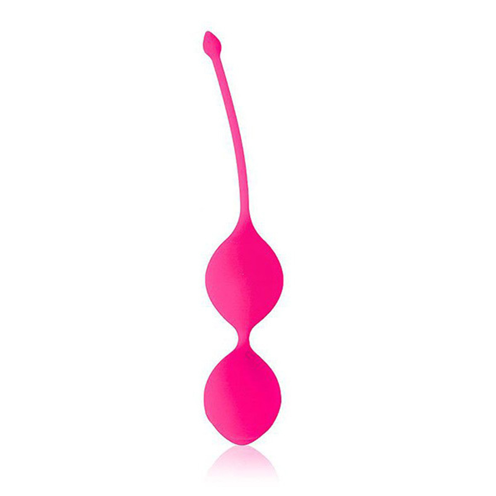 Розовые вагинальные шарики с хвостиком Bior Toys Cosmo CSM-23002-25