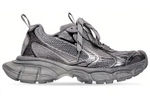 Balenciaga 3XL Mesh Low top Chunky Sneakers Men"s Silver Gray