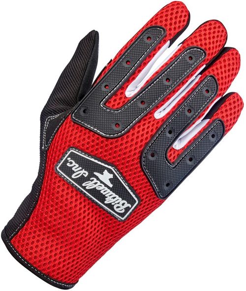 Купить Мотоперчатки Текстильные Biltwell Anza Gloves / Красно-черный
