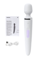 Нереалистичный вибратор Satisfyer Woman Wand 10 режимов белый 34 см