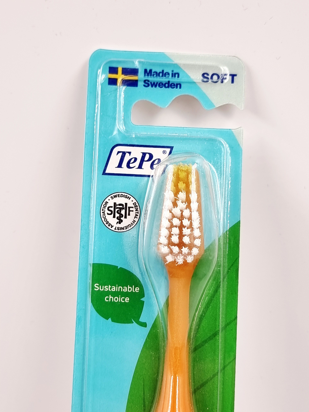 TePe Зубная щетка Nova Soft мягкая, оранжевая, 1 шт. (Швеция)
