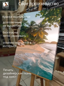 Картина на стену Пальмы 30х40см 1шт.