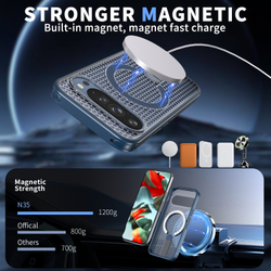 Прозрачный чехол Mesh Pro Magnetic Case для Google Pixel 9 Pro XL